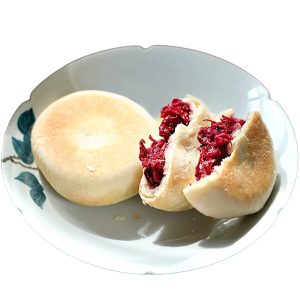 Yunnan Rose Flower Cake – Handmade Fresh-Baked Pastry with Real Rose Petals (6 Pieces) – Free Worldwide Shipping